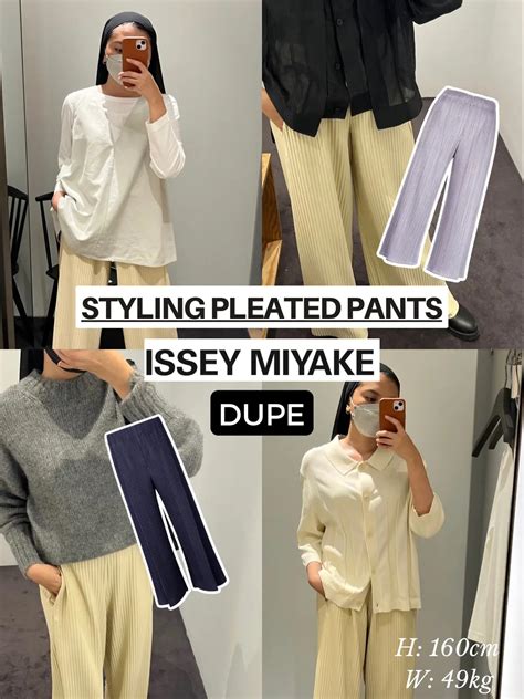 issey miyake dupe pants